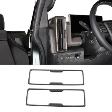 Imagem de Aotumcer Acabamento de saída de ar lateral do painel do carro compatível com 2023 2024 2025 2026 Hummer EV Acessórios SUV/caminhonete Modelo de caminhonete Ar Condicionado Saída Painel Moldura