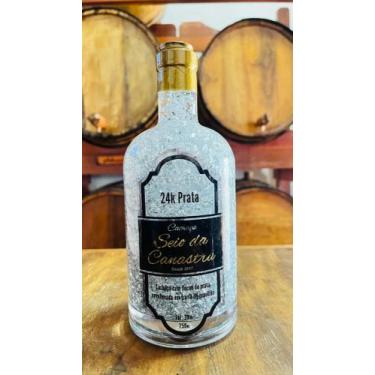 Imagem de Cachaça artesanal seio da canastra flocos de prata ótima opção para pr