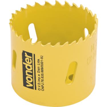 Imagem de Serra copo aço rápido 38mm bimetálica para metal - Vonder