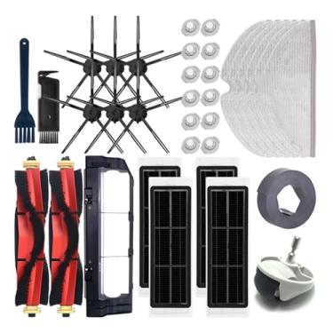 Imagem de HEPA Filter Mop Cloth Side/Main Brush Cover Compatible With XiaoMi Roborock S5 S50 S51 S55 S6 S60 S6 Pure Water Tank Dust Box Spare Parts(Green)