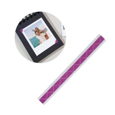 Imagem de Cantoneira Adesiva para Fotos e Scrapbook Uva 17 Unidades