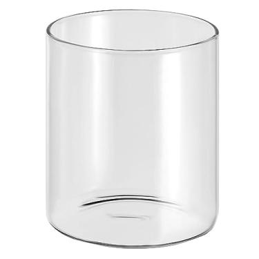 Imagem de Vaso cilíndrico de vidro transparente, 9,9 cm de altura e 8,4 cm de diâmetro, vaso de flores de mesa flutuante, para decoração de casa, centro de mesa (425 g)