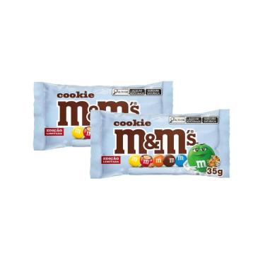 Imagem de Kit 2 Chocolate M&M`S Cookie 35g