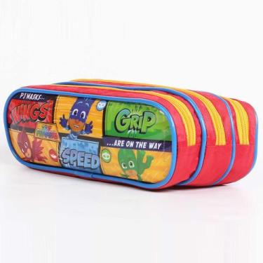 Imagem de Estojo escolar  3 div pjmasks dermiwil
