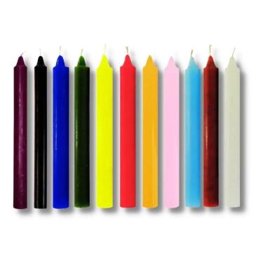 Imagem de 2X 33 Velas Palito 18Cm Branca E Colorida Parafina Pura Atac