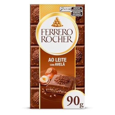 Imagem de Tablete Ferrero Rocher Chocolate ao Leite 90gr