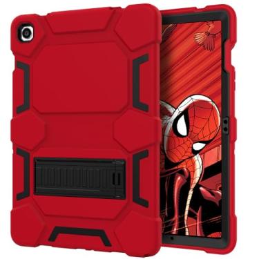 Imagem de CCMAO Capa para Samsung Galaxy Tab A9+/A9 Plus 10,9 polegadas modelo 2023 (SM-X210/X216/X218), capa protetora híbrida resistente à prova de choque de três camadas para crianças, meninos e meninas,