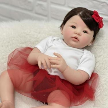 Imagem de Bebê Reborn Menina Inteira Vinil Silicone - Mundo Azul E Rosa