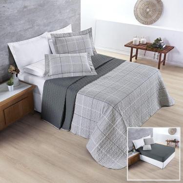 Imagem de Cobre Leito + Jogo De Cama Avere 200 Fios Queen 06 Peças 100% Poliéster - Dallas