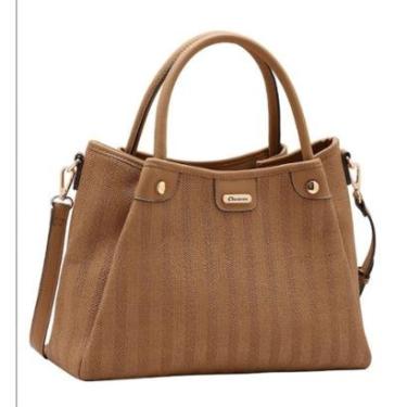 Imagem de Bolsa Feminina Chenson Tressê Elegance 85276 Marrom-Feminino