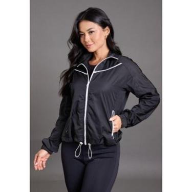 Imagem de Jaqueta Corta Vento Feminina Lisa Color com Detalhe Cor:;Tamanho:M;Idade:Adulto;Genero:Feminino-Feminino