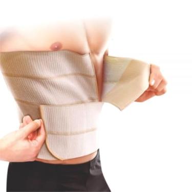 Imagem de Faixa Abdominal com Quatro Painéis, Ortho Pauher, Bege, Grande