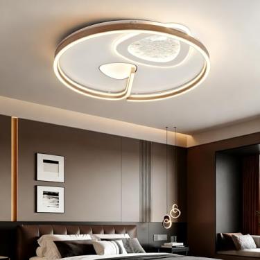 Imagem de Luminária de Teto LED 72W Super Brilhante - 3 Cores Ajustáveis, Espectro Completo sem Cintilação, bivolt, Alumínio e Ferro com Difusor Acrílico, Perfeita para Sala, Quarto e Cozinha (8-20m²)