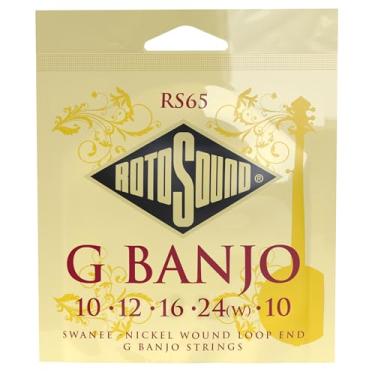 Imagem de Encordoamento Banjo 5 cordas Rotosound - G Banjo - RS65 - .010/.010