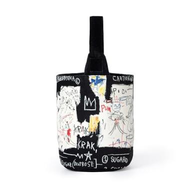 Imagem de yartlab Hobo Tote Bag Canvas Tote Bolsas Balde Bolsas para Mulheres Moda Bolsa de Ombro Lona Bolsa Bolsa Primavera, Preto, branco