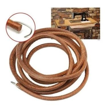 Imagem de Correia De Couro Máquina De Costura De Pedal Singer Antiga