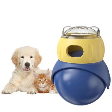 Imagem de Mira's Pocket Brinquedo para animais de estimação Wobble, brinquedo interativo de alimentação lenta para estimulação mental e alívio do tédio para gatos e cães