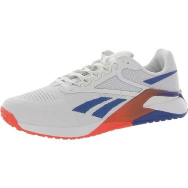 Imagem de Reebok Tênis masculino Nano X2 Cross Trainer, Branco/azul vetor, 7.5