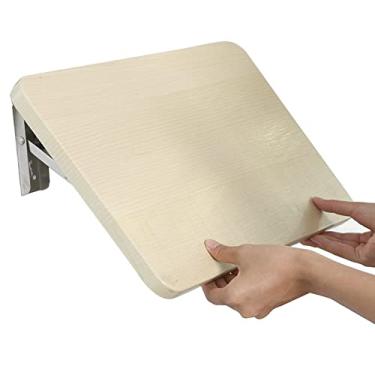 Imagem de Mesa dobrável montada na parede, multifuncional, dobrável, computador portátil, mesas flutuantes para espaços pequenos (120 x 60 cm)