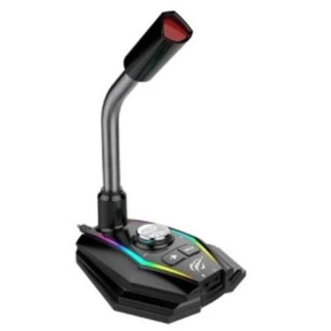 Imagem de Microfone Gamer Rgb Da Gamernote Gk56 Pra Streamer De Jogos - A.R Vari