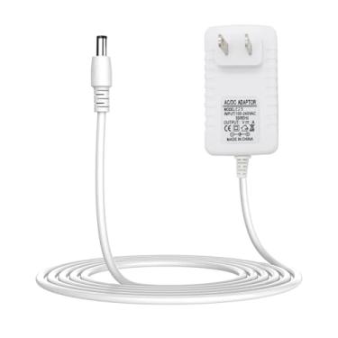 Imagem de PDEEY Carregador de substituição para monitor de bebê ANMEATE, AW007WR-0500070UV Cabo adaptador CA para câmera SM935E / SM24RX / SM24TX SM24