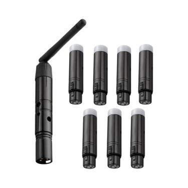 Imagem de Controlador DMX512 Sem Fio ISM Transmissor Receptor XLR Para Festa Dis