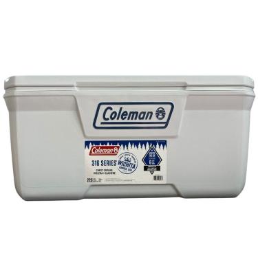 Imagem de Caixa Térmica Cooler 150 Qt 142 Lt Marine Branca Coleman