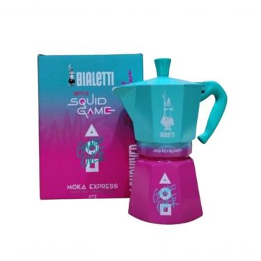 Imagem de Cafeteira Moka Express 6 Xic Squid Game Round 6-bialetti