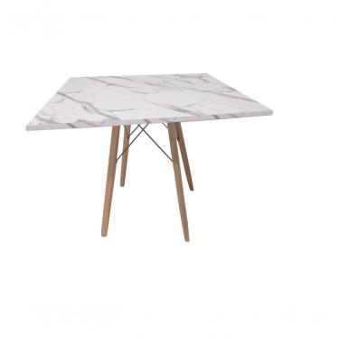 Imagem de Mesa Eames Eiffel Quadrada 100 Cm - Estilo Granito