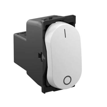 Imagem de INTERRUPTOR BIPOLAR SIMPLES 4X2 10A NYLON BRANCO - NEREYA - PIAL - 663105