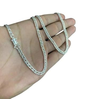 Imagem de Cordão Grumet 3Mm - Banhado A Prata 925 - Tojoia18K