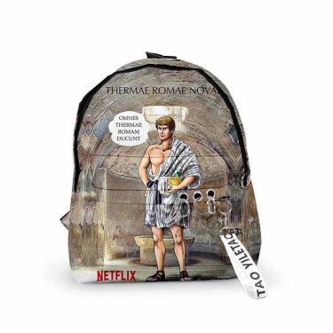 Imagem de Mochila Thermaes Romaes Novaes Cartoon Kids School Anime Bag