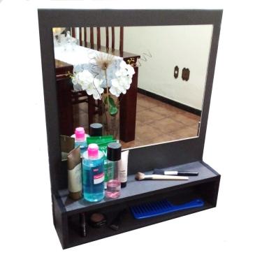 Imagem de Penteadeira Suspensa De Parede Sarah Preta