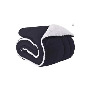 Imagem de Cobertor Sherpa Dupla Face Solteiro, Pele de Carneiro, 1,60M x 2,20M, Caramelo, 100% Poliéster, Manta Plush