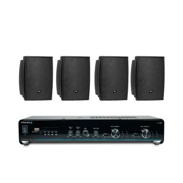 Imagem de Kit Amplificador Slim 2500 G5 Frahm + 4 Caixas C521