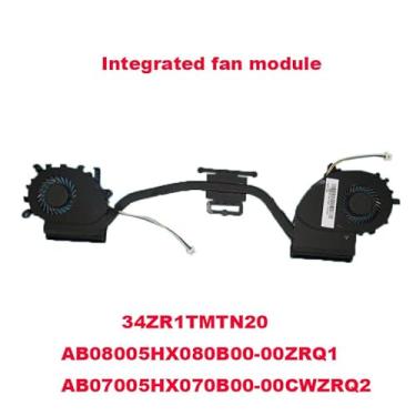 Imagem de (Módulo de ventoinha integrado) Ventoinha e dissipador de calor para CPU e GPU de laptop para ACER V5-552 34ZR1TMTN20 AB08005HX080B00-00ZRQ1 AB07005HX070B00-00CWZRQ2 Novo