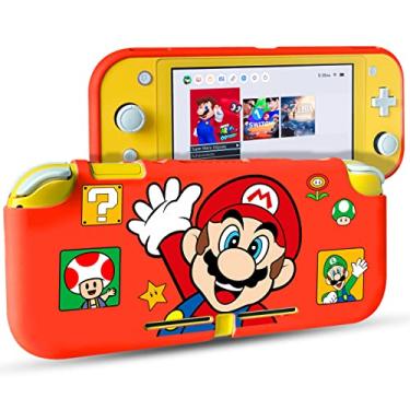 Imagem de Xcitifun Protective Case Designed for Nintendo Switch Lite Soft TPU Cases for Girls Boys Kids Cute Kawaii Character Cartoon Protect Shell Compatible with Nintendo Switch Lite Cover - Big Head