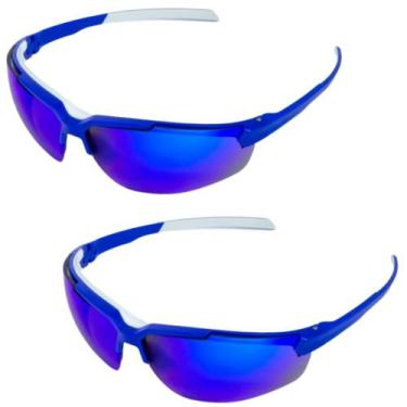 Imagem de 2 Par Óculos Kronos Premium Espelhado De Proteção Solar Ciclista Epi -