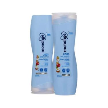Imagem de Kit Monange Shampoo e Condicionador - Lisos Brilhantes