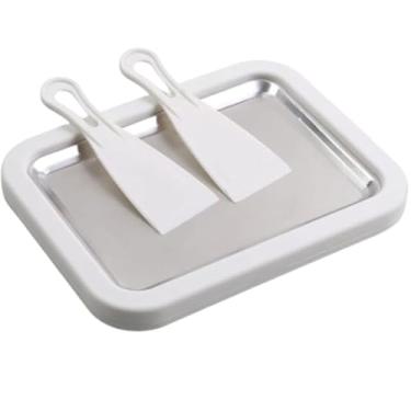 Imagem de Panelinha de Sorvete Frito Aço Inoxidável Feita em Casa para Crianças Máquina Compacta Iogurte Resfriamento Multi-Divers