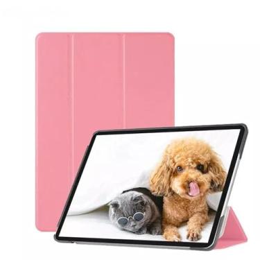 Imagem de Capa Case Para Xiaomi Redmi Pad Se 11" Polegadas 2023 + Caneta Touch DM ACESSÓRIOS (Rosa)