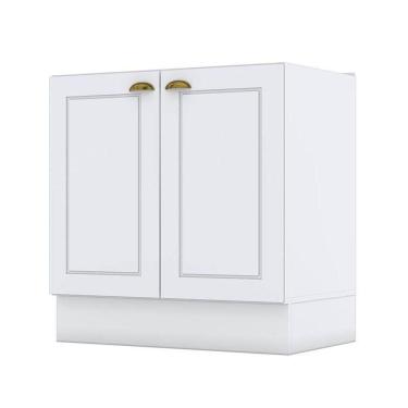Imagem de Balcão 2 Portas 80 Cm Americana Branco - Henn
