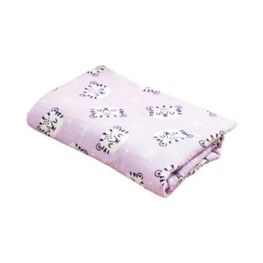 Imagem de Mantas De Musselina 100% Algodão Macio Para Bebês, Toalha De Banho, Co