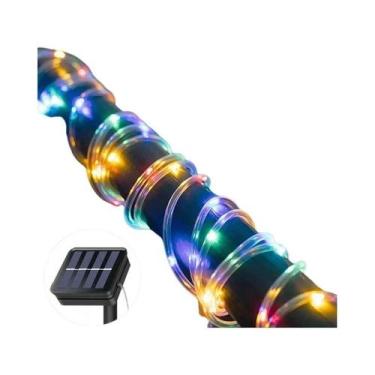 Imagem de Luzes LED Solares Para Exterior, Cordão De PVC Para Decoração De Jardi
