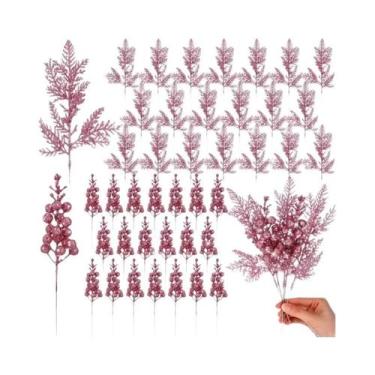 Imagem de Buquê De Folhas De Frutas Artificiais 10 Peças Decoração De Árvore De 