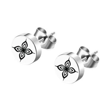 Imagem de Brincos De Aço Inoxidável Ichigo Kurosaki Anime BLEACH Para Meninas Jo