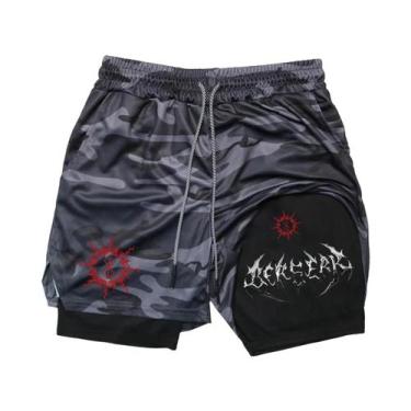 Imagem de Shorts Masculinos Respiráveis De Secagem Rápida Para Basquete E Corrid