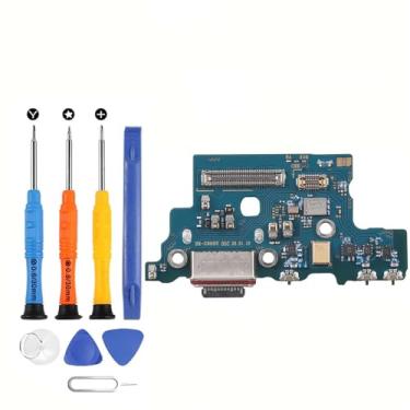 Imagem de Para Samsung Galaxy S20 Ultra 5G Porta de carregamento de substituição USB Carregador Dock Connector Flex Cable Tipo-C Placa Carregador USB Tipo-C Conector de placa Reparo Reparo Reparo para SM-G988U