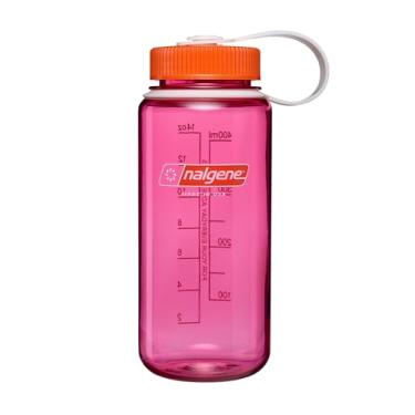 Imagem de Nalgene Garrafa de água Sustain Tritan livre de BPA feita com material derivado de 50% de resíduos de plástico (usando equilíbrio de massa certificado ISCC), 473 ml, boca larga, emoção e movimento