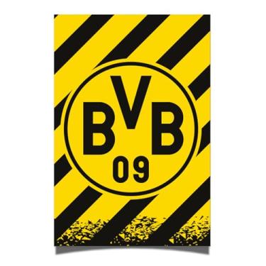 Imagem de Desert Cactus Borussia Dortmund FC Poster BVB Alemão Alemanha Die Schwarzgelben Futebol 28 x 43 cm Decoração de escritório Decoração Oficial Fan Gear (28 x 43 cm, Versão Q)